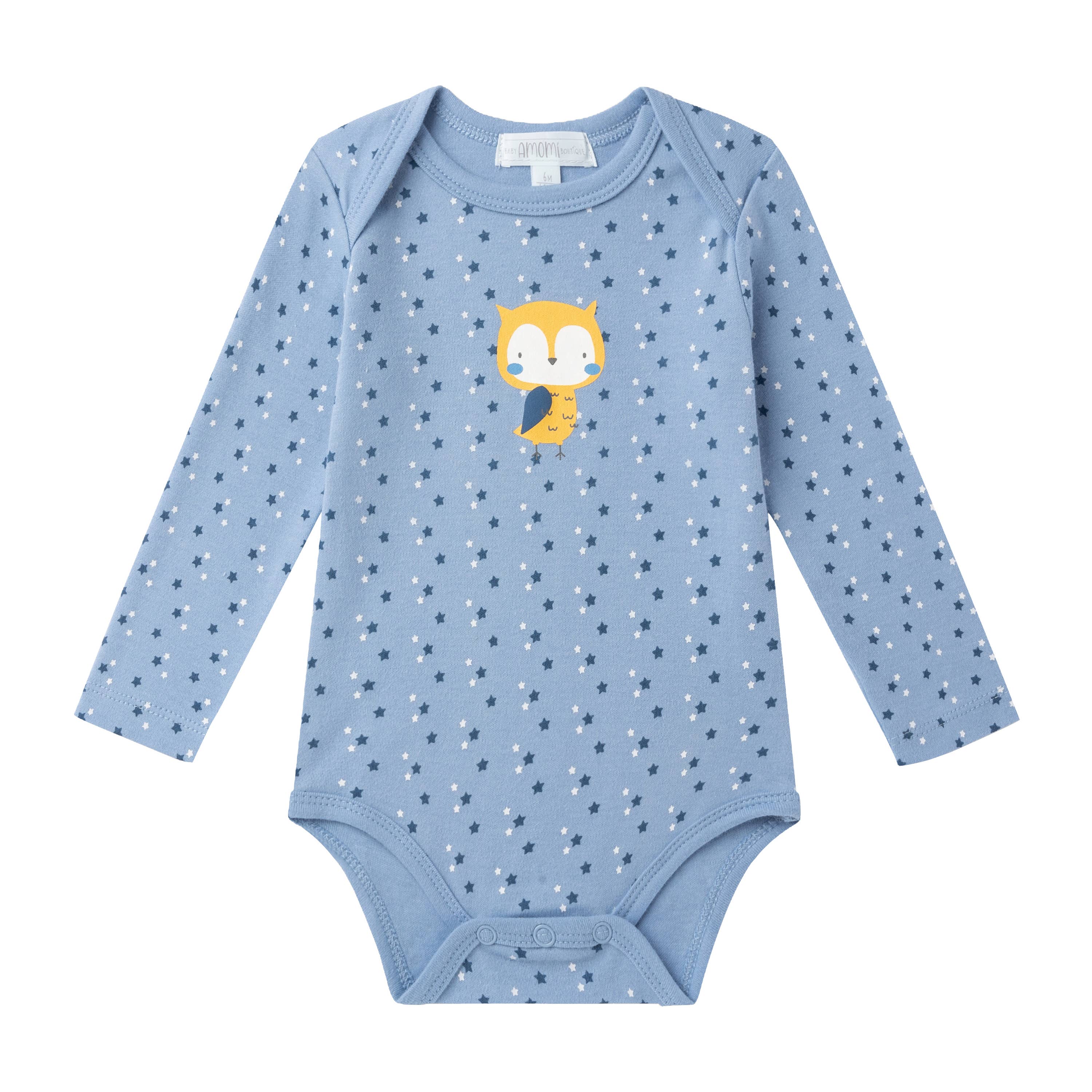 GREY Long Sleeve Cotton Baby Girl Bodysuits for wholesale on Faire3