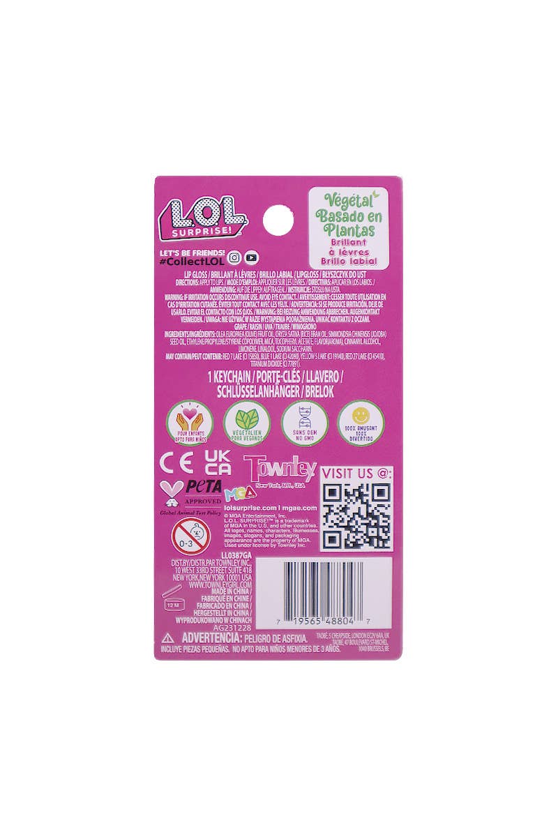 PINEAPPLE Beauty - Wholesale Lip Gloss - UPD ML5283PK Assorted LOL Surprise and Frozen Lip Gloss - 4 4