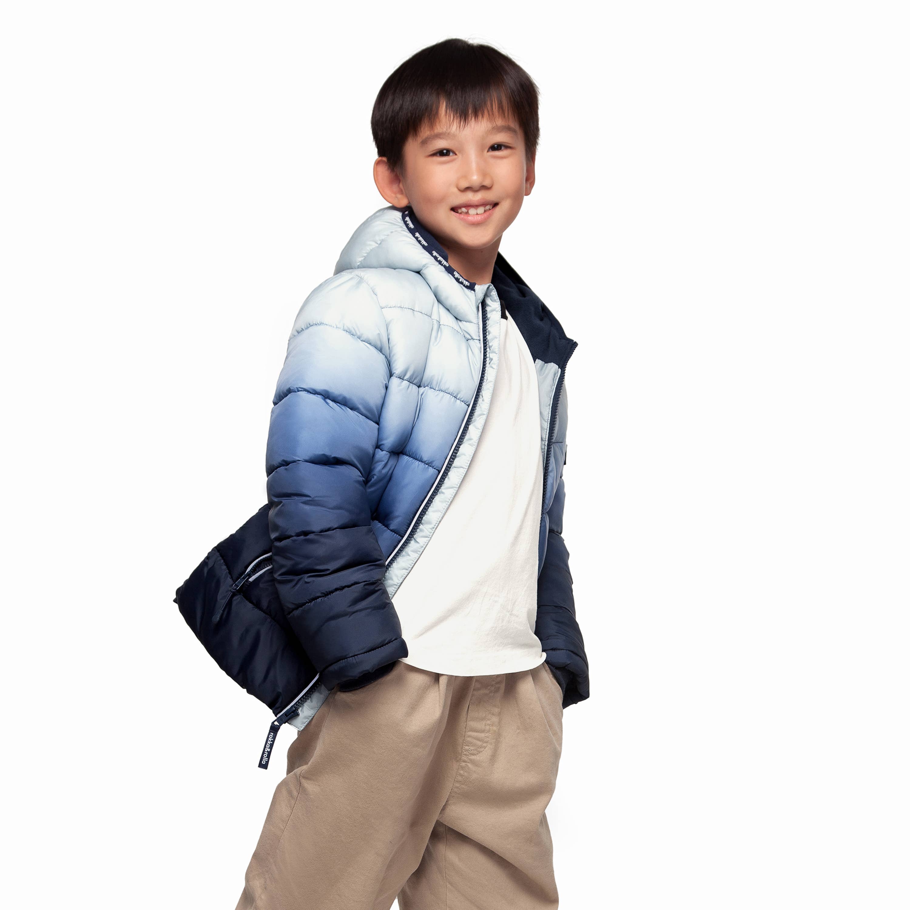 Rokka & Rolla - Wholesale Puffer Jacket - Kids - Boys' Heavy Winter Puffer Coat Bubble Jacket27