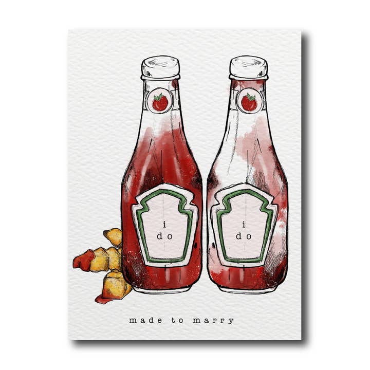 HECHO PARA CASARSE para venta al por mayor de CARDS BY ALLIE