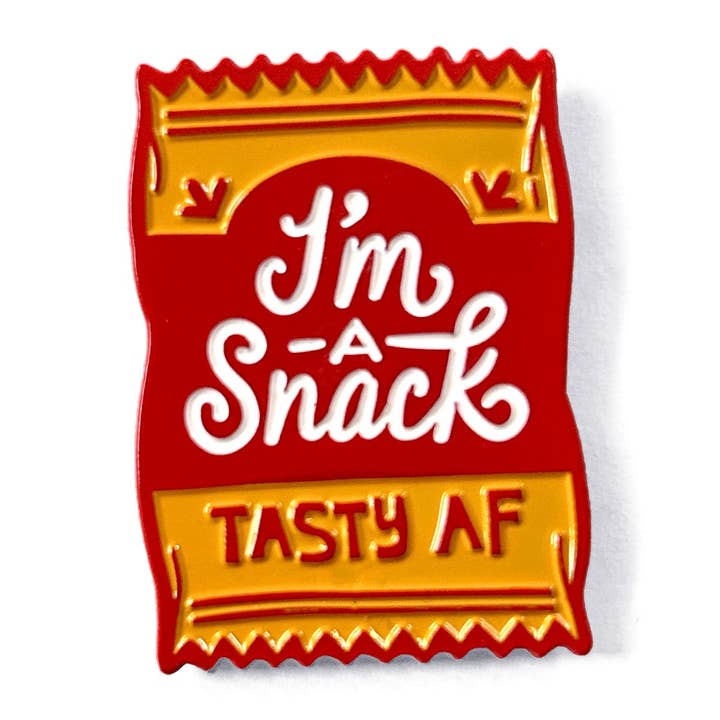 I'm A Snack Enamel Pin, Classic for wholesale by Shelli Can