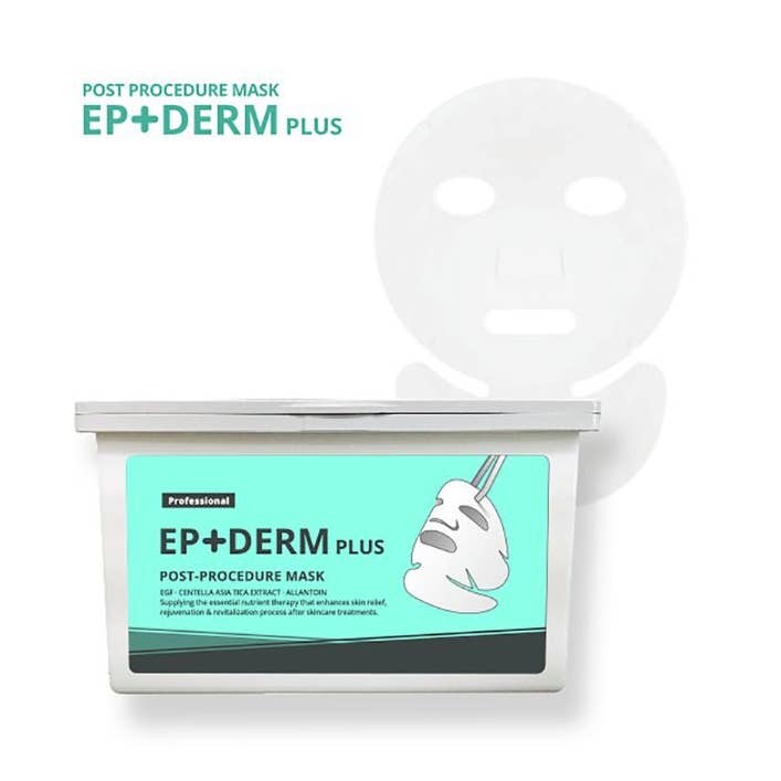 Spa Circle - Venta al por mayor Mascarilla - RIBESKIN® EP+DERM Plus Post-Procedimiento - 25 Mascarillas para Rostro + Cuello0