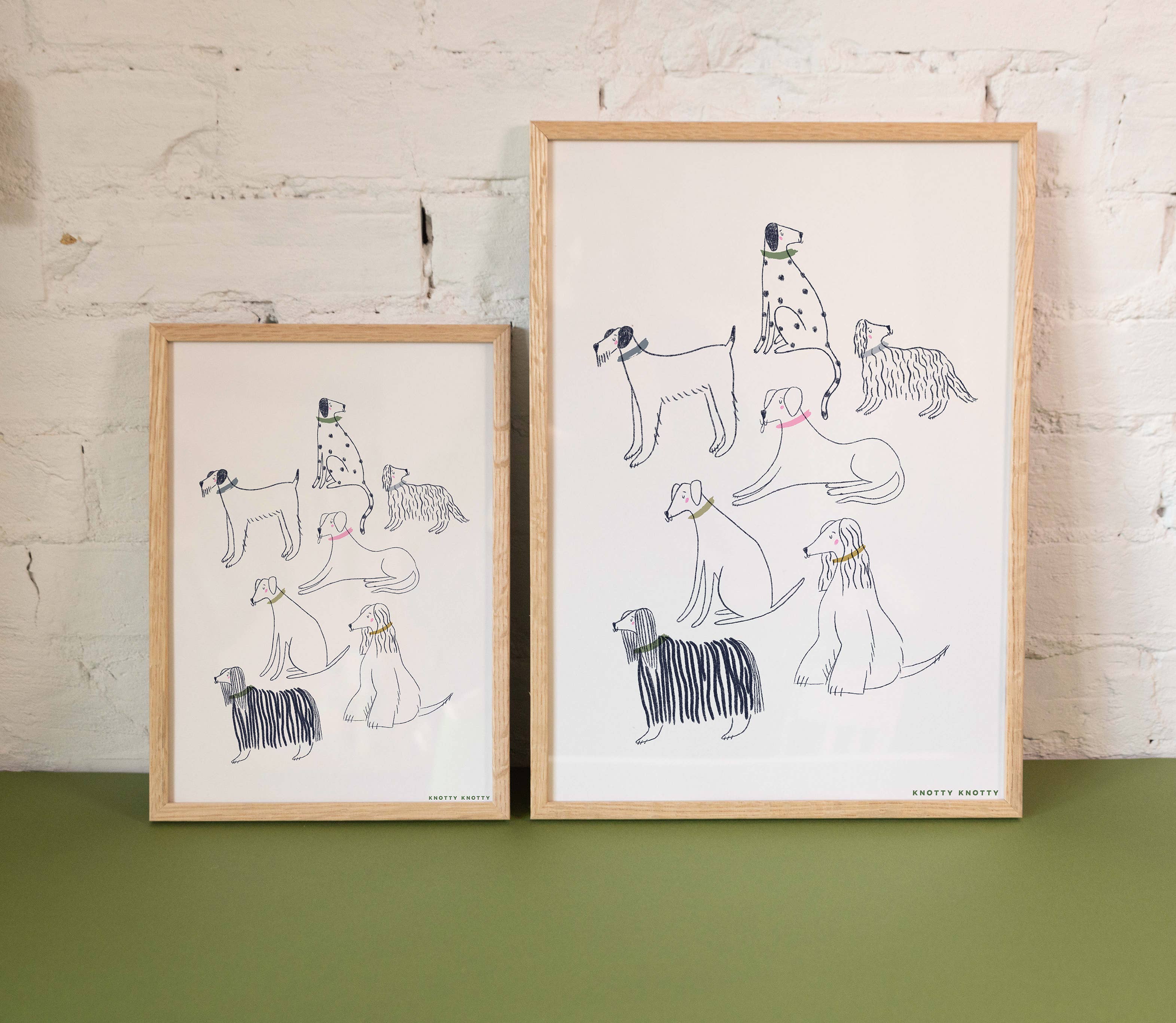 Knotty Knotty - Wholesale Art Print - Doggos – Art Print2