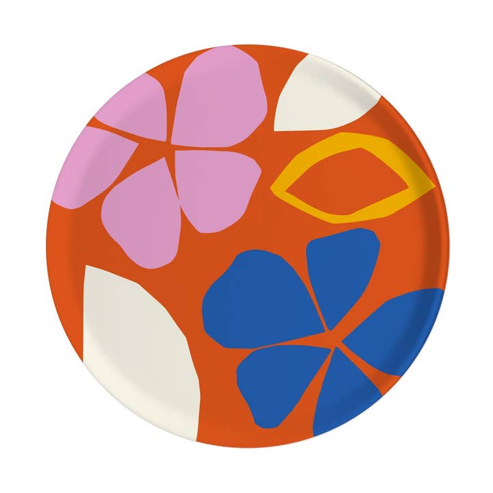 Bandeja de Birchwood Redonda Summer Sun por atacado de Ampersand Design Studio