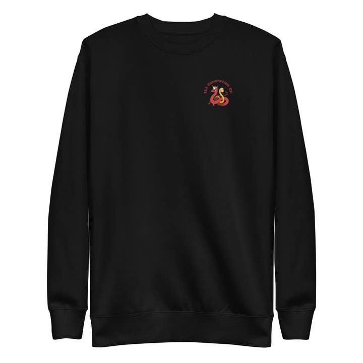 Unisex Adult Year of the Tiger Premium Sweatshirt for wholesale by 1st Generation SF