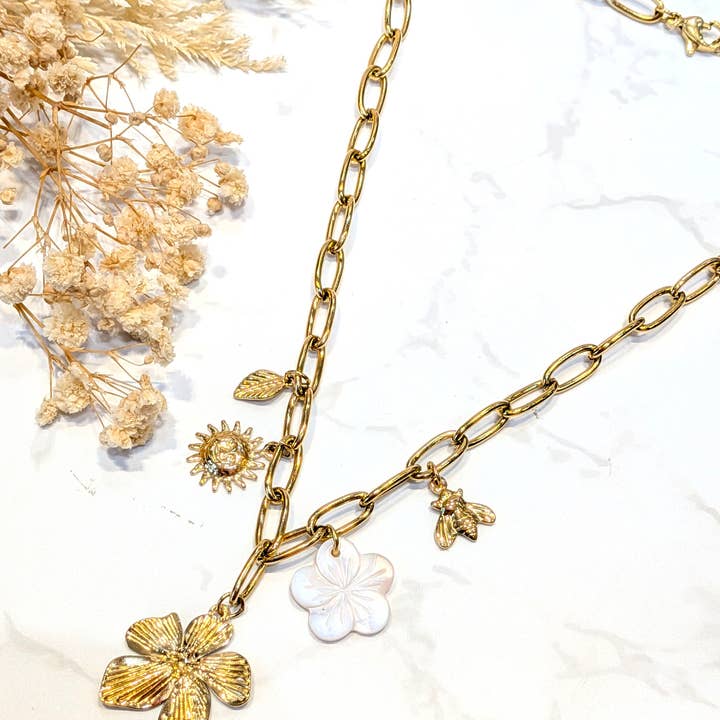 Gold Bones Necklace for wholesale on Faire0