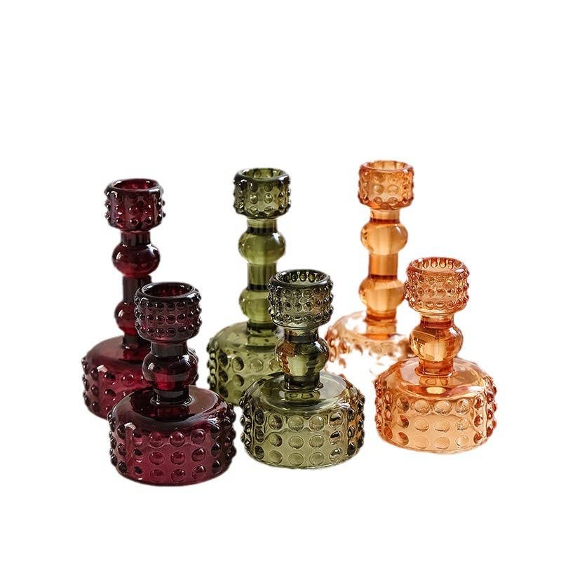 IVORE.GROUP (We cover All Import duty) - Vendita all'ingrosso Portacandele - Portacandele in vetro a bolle minimalista nordico – Accento per la casa7