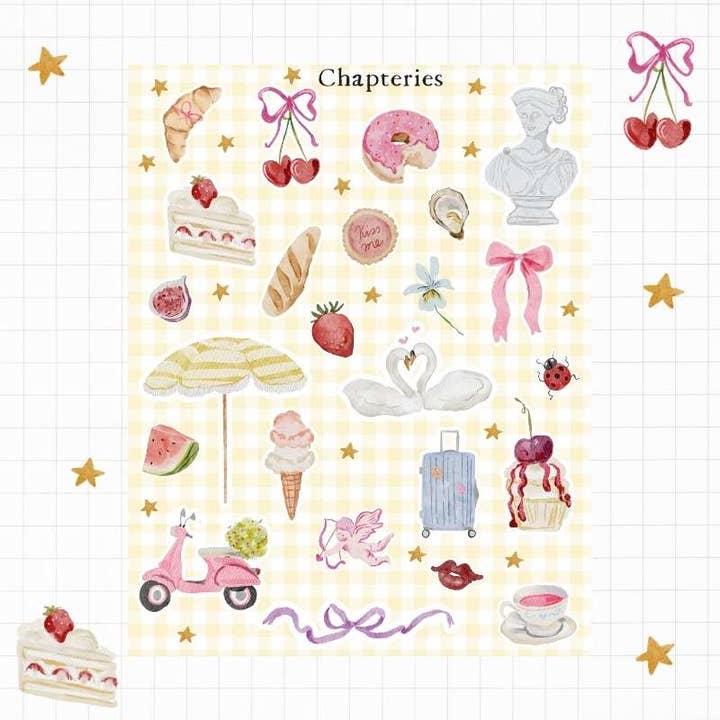 Chapteries - Wholesale Sticker - Sticker sheet - Summer - S-270