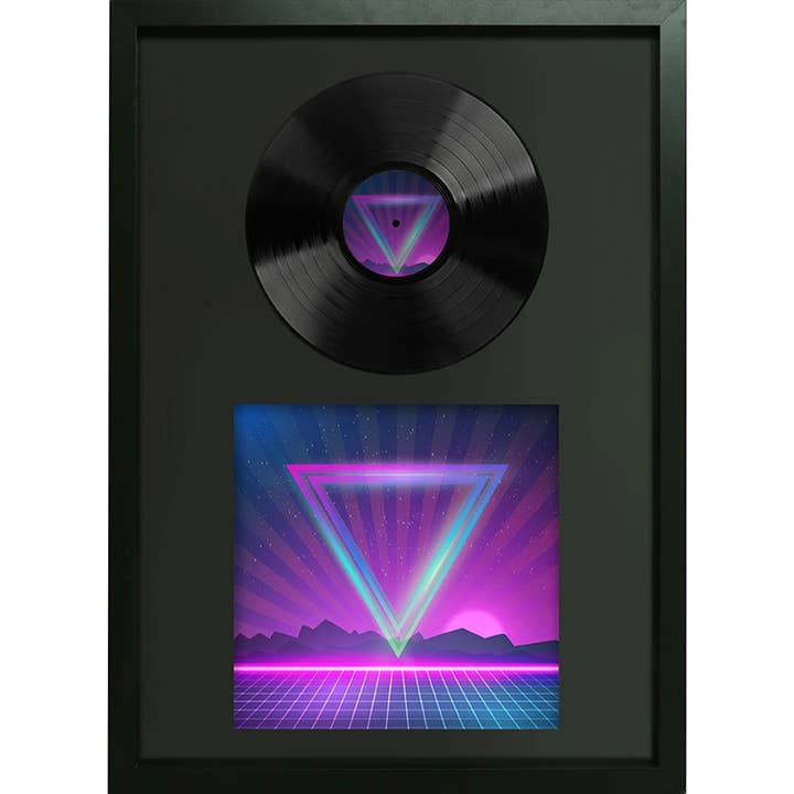 GB Eye Album & Vinyl Collector Black Frame - 50x70cm for wholesale by GB Posters & Merchandise