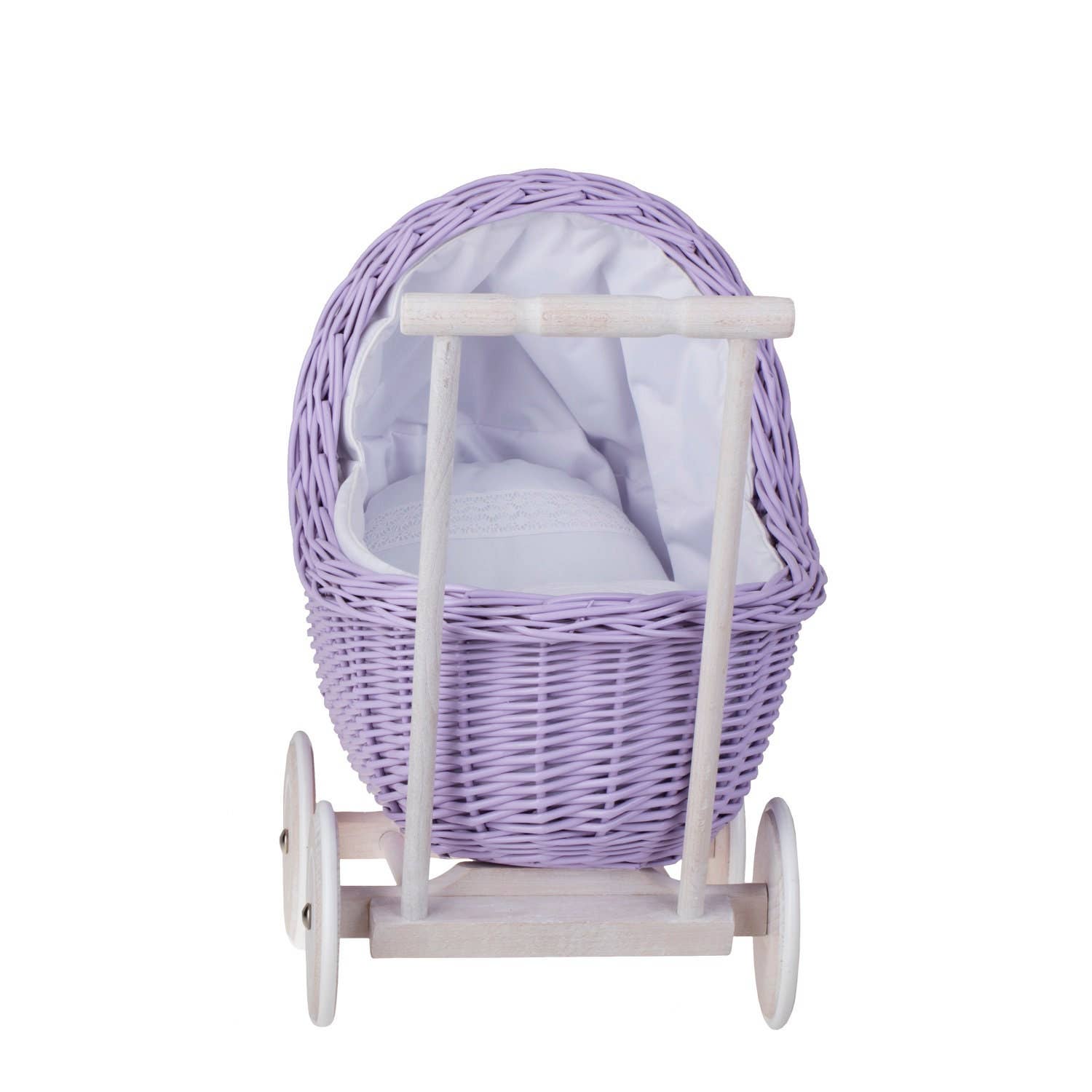 The Wicker Stories – wholesale Doll pram – Kids – Wicker Baby Painted Carriage, Wicker Doll Stroller7