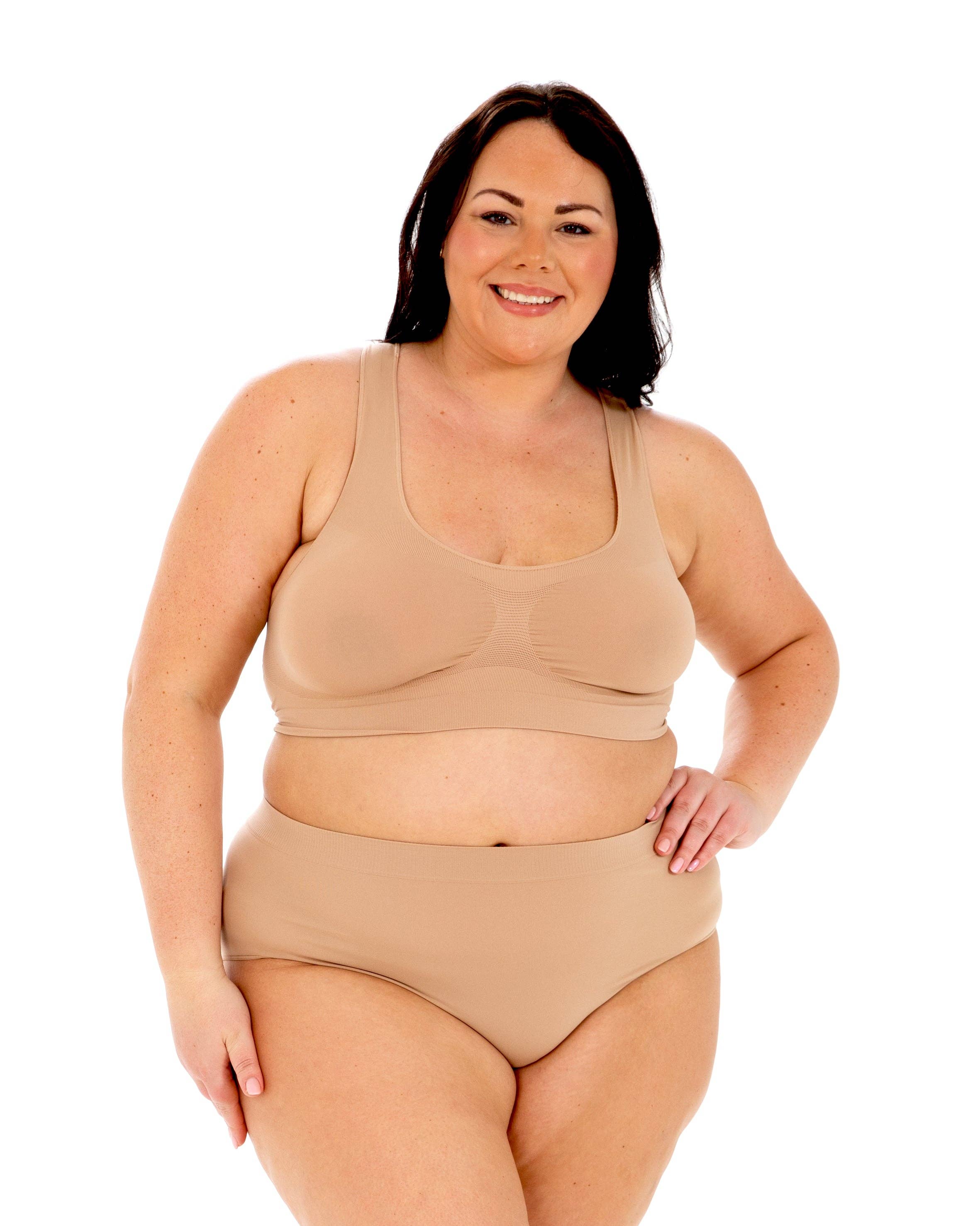 Pamela Mann – wholesale Underwear – Women's – Curvy Seam Free Comfort Bra5