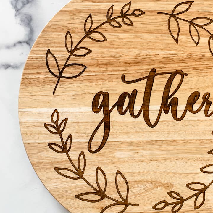 Wood & Ash - Wholesale Lazy Susan - Gather Lazy Susan1