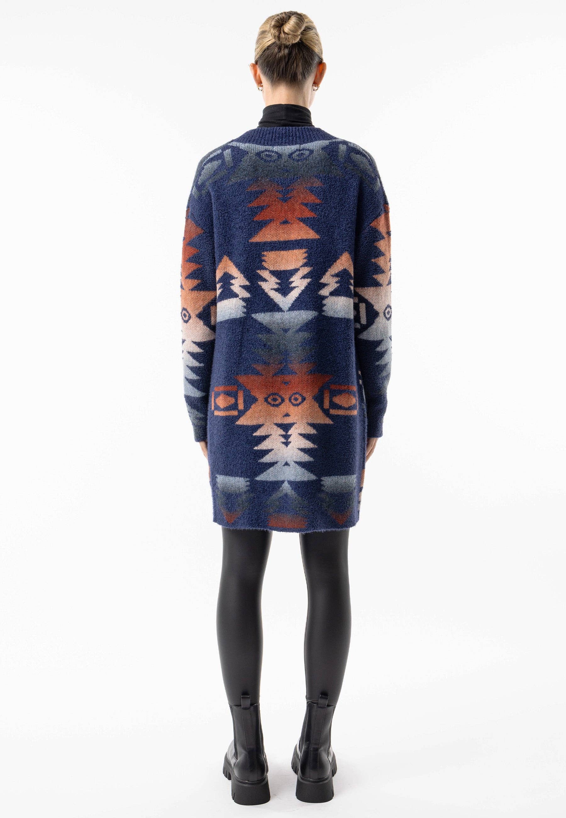 Californien Californisk strikket langline åben cardigan for engroshandel på Faire2