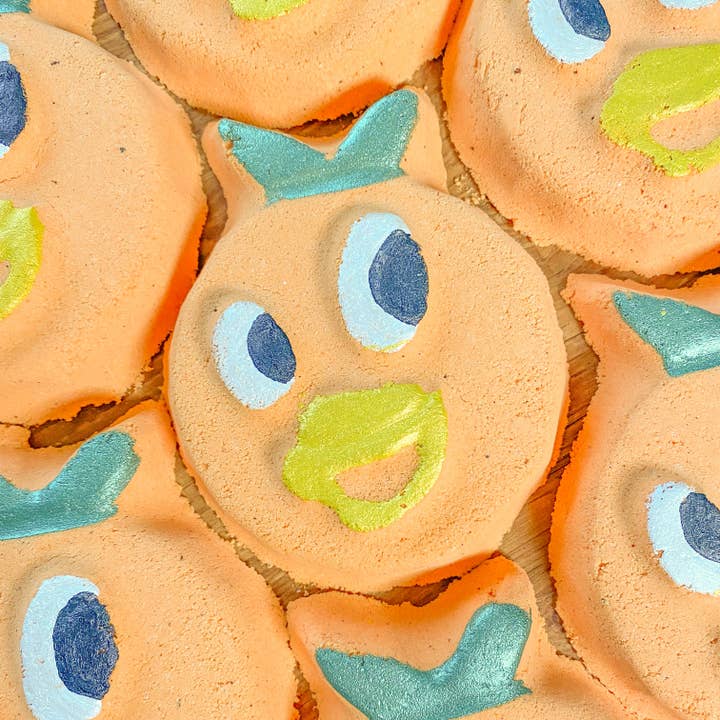 Orange Bird Bath Bomb for wholesale by Bathe Enchanted