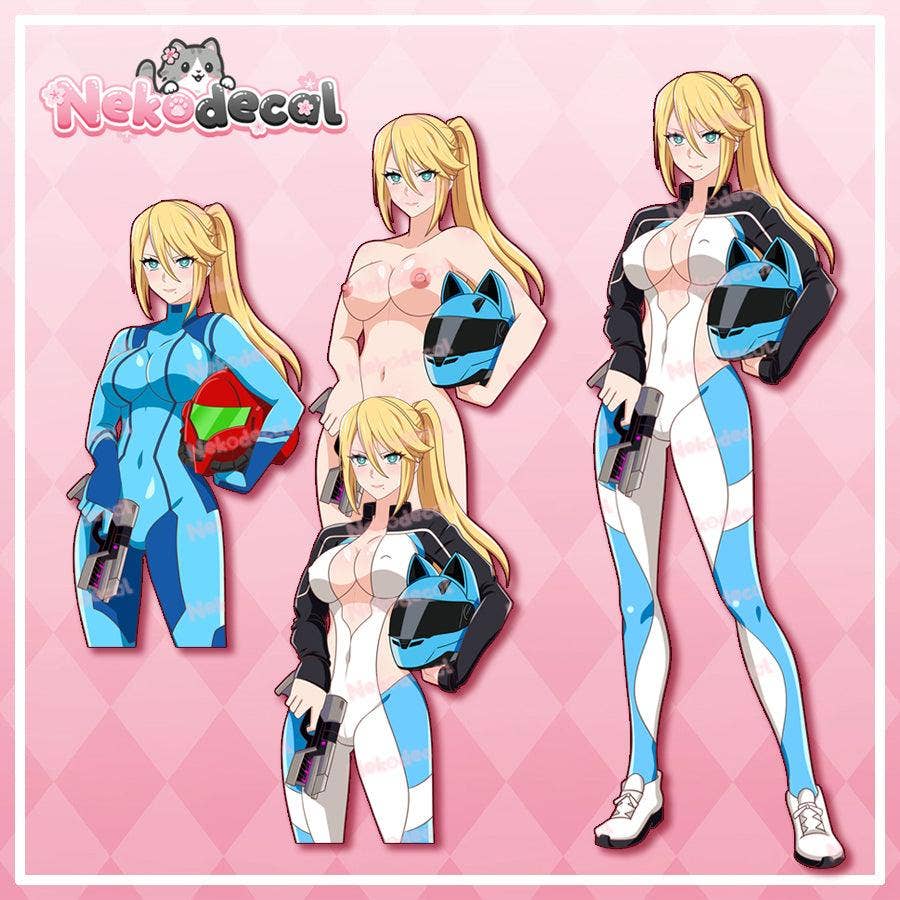 Nekodecal - Wholesale Sticker - Biker Waifu Stickers19