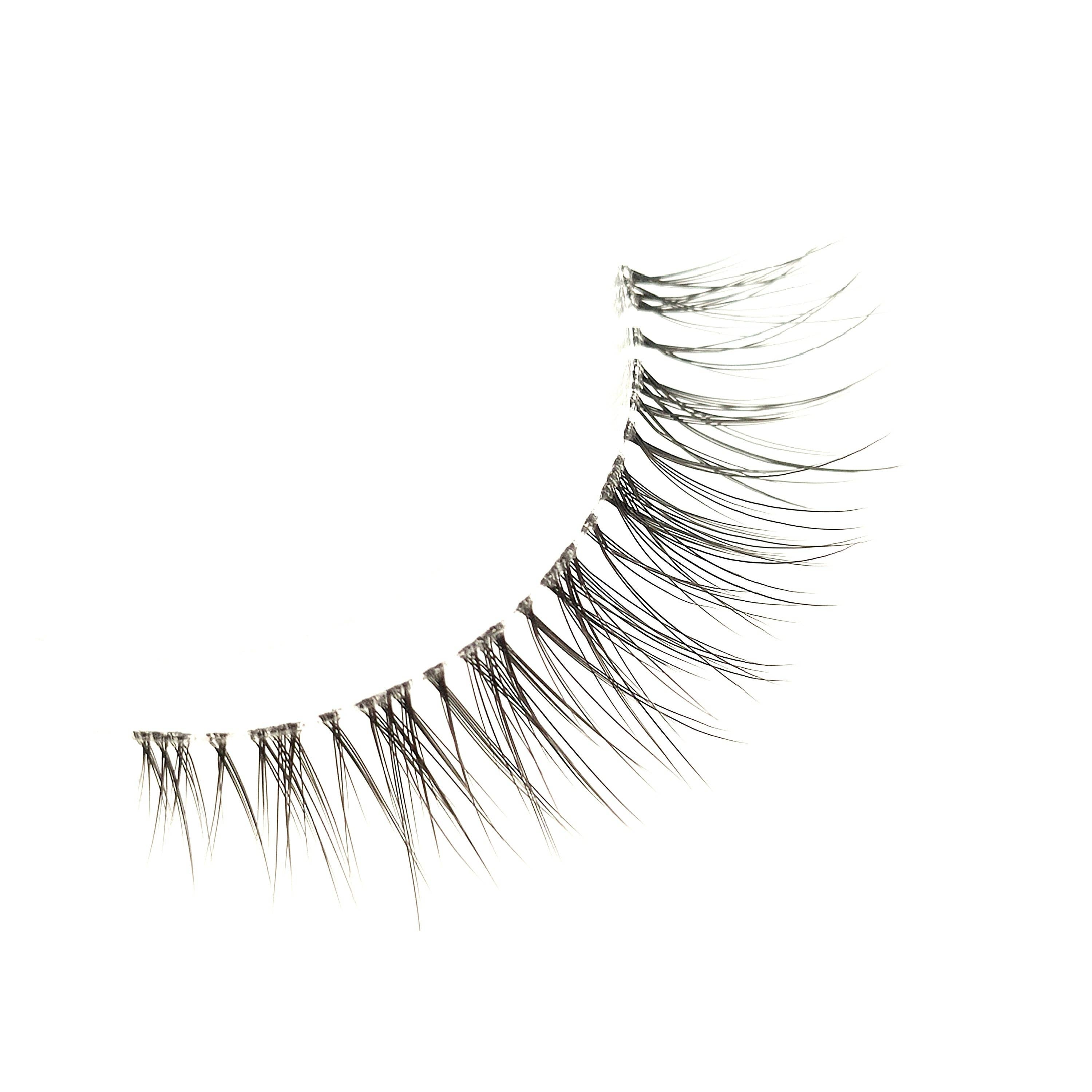 doe Beauty - Wholesale False/Fake Eyelashes - Crescent - Reusable 16 Wears Natural Clear Band Vegan Lashes3
