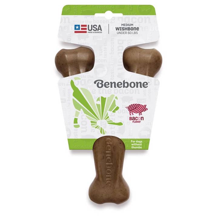 Everyday Supply Co - Wholesale Pet Chew Toy - Dog - BENEBONE - Benebone Brown Nylon Wishbone Chew Dog Toy 1 pk