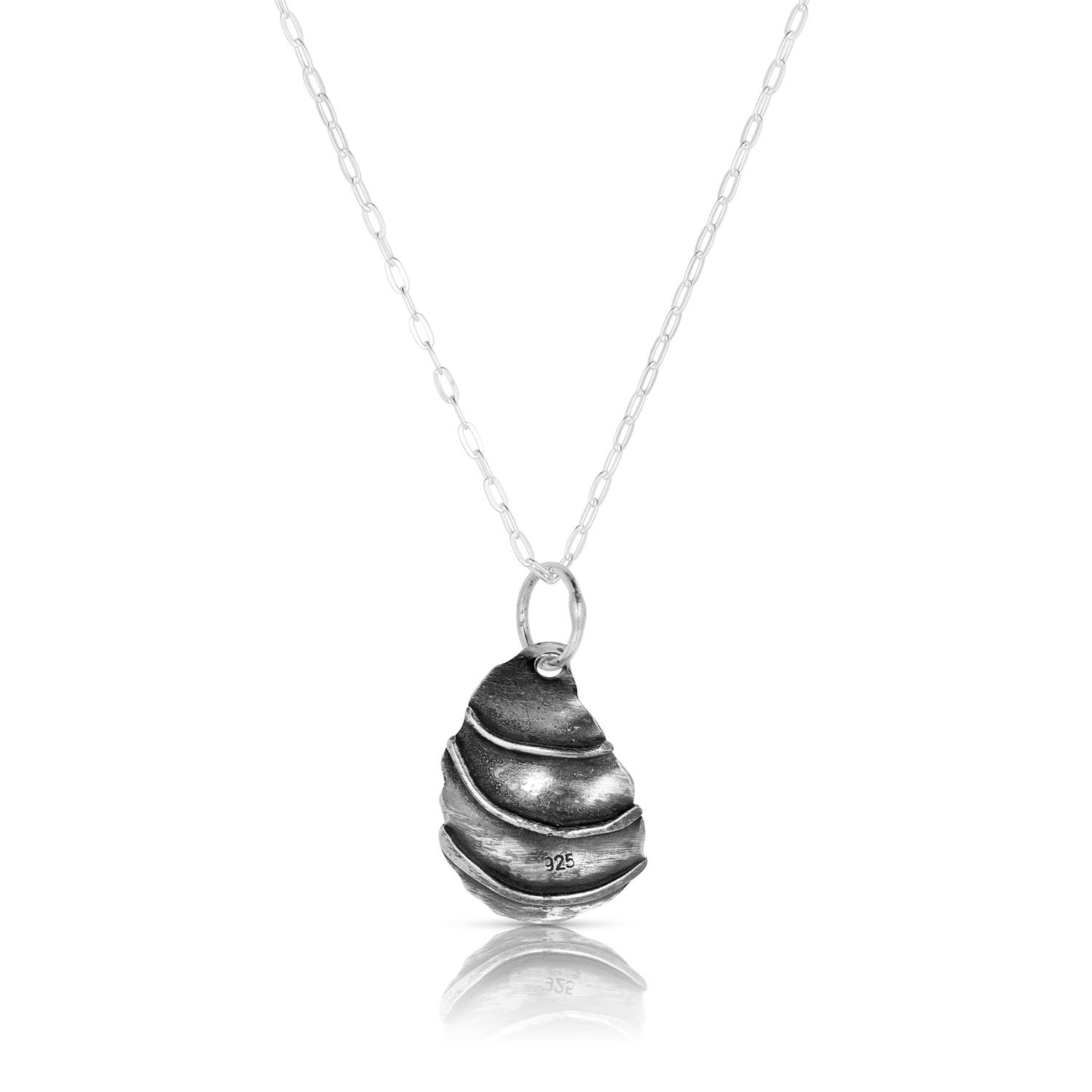 Silver Garden Designs - Wholesale Pendant/Charm Necklace - Sterling Silver Oyster Pendant with 8mm Cultured Pearl1