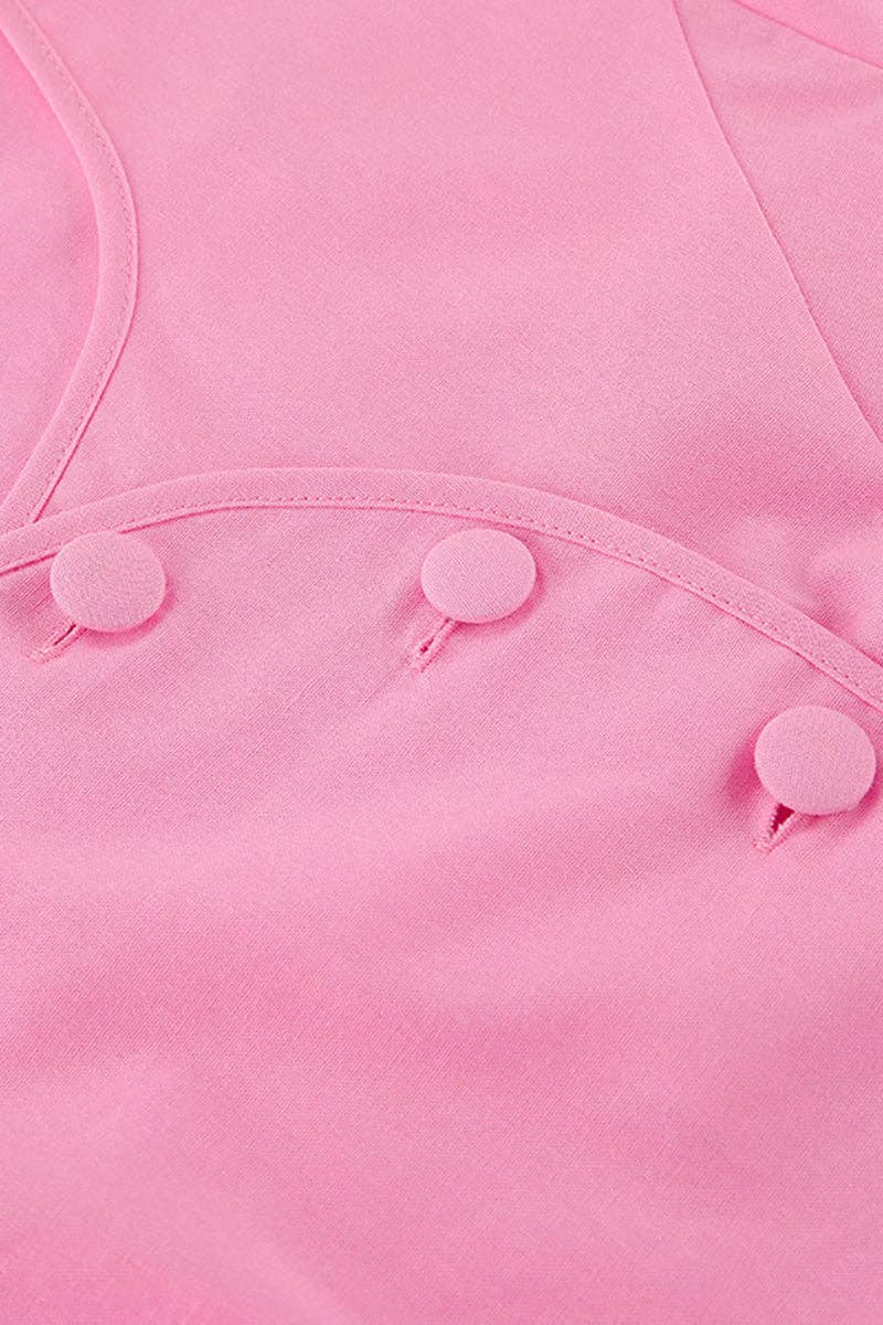 ROSA Conjunto de Saia com Detalhe de Botão Elegante para venda a revendedores na Faire8