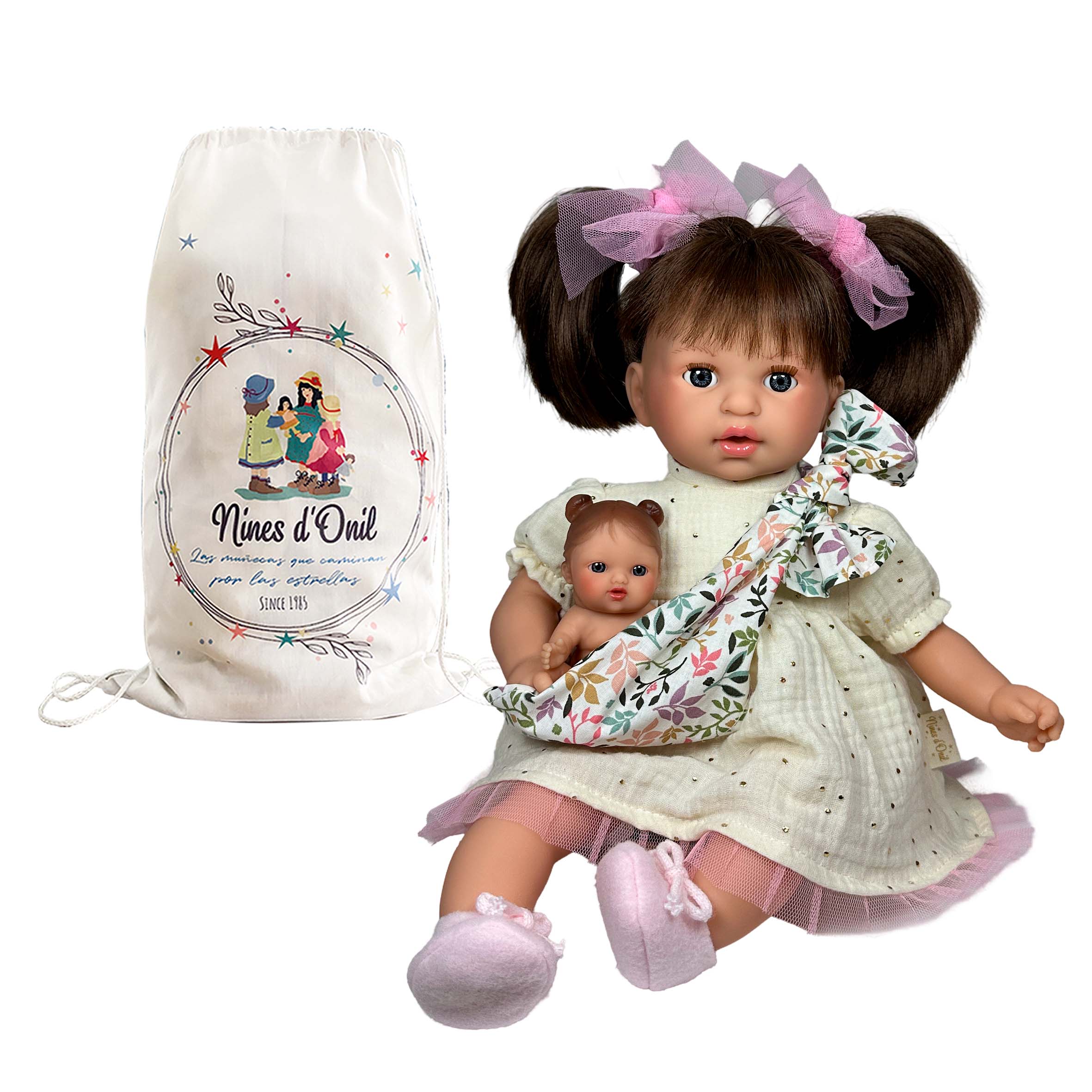 Nines Artesanals d'Onil Dolls - Wholesale Doll - Kids - ALEX DOLL WITH CREAM BABY0