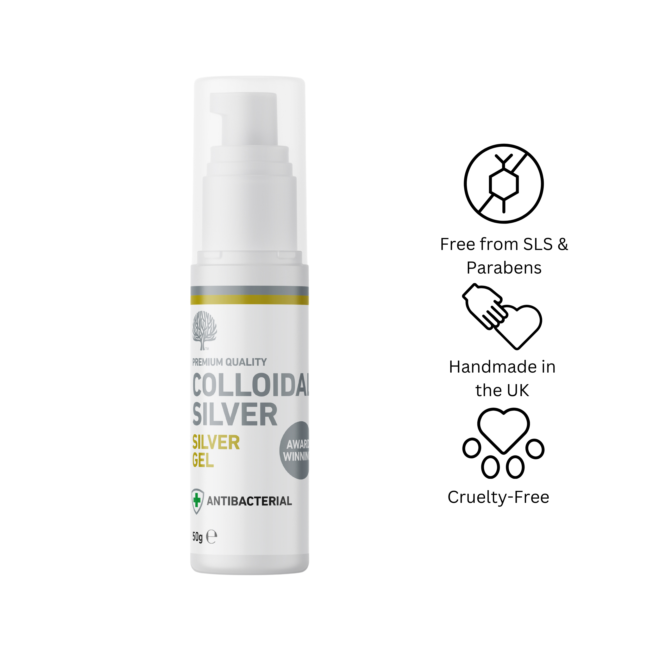 Natures Greatest Secret - Vente Désinfectants pour les mains - Gel antibactérien polyvalent à l'argent colloïdal – UNIQUEMENT AU ROYAUME-UNI1