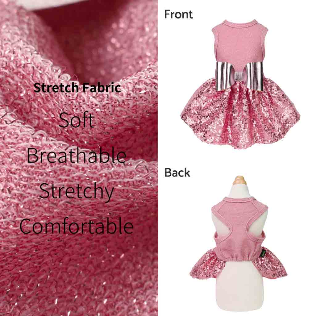 Fitwarm - Vendita all'ingrosso Vestito - Cani - Vestito elegante con paillettes scintillanti per cani27