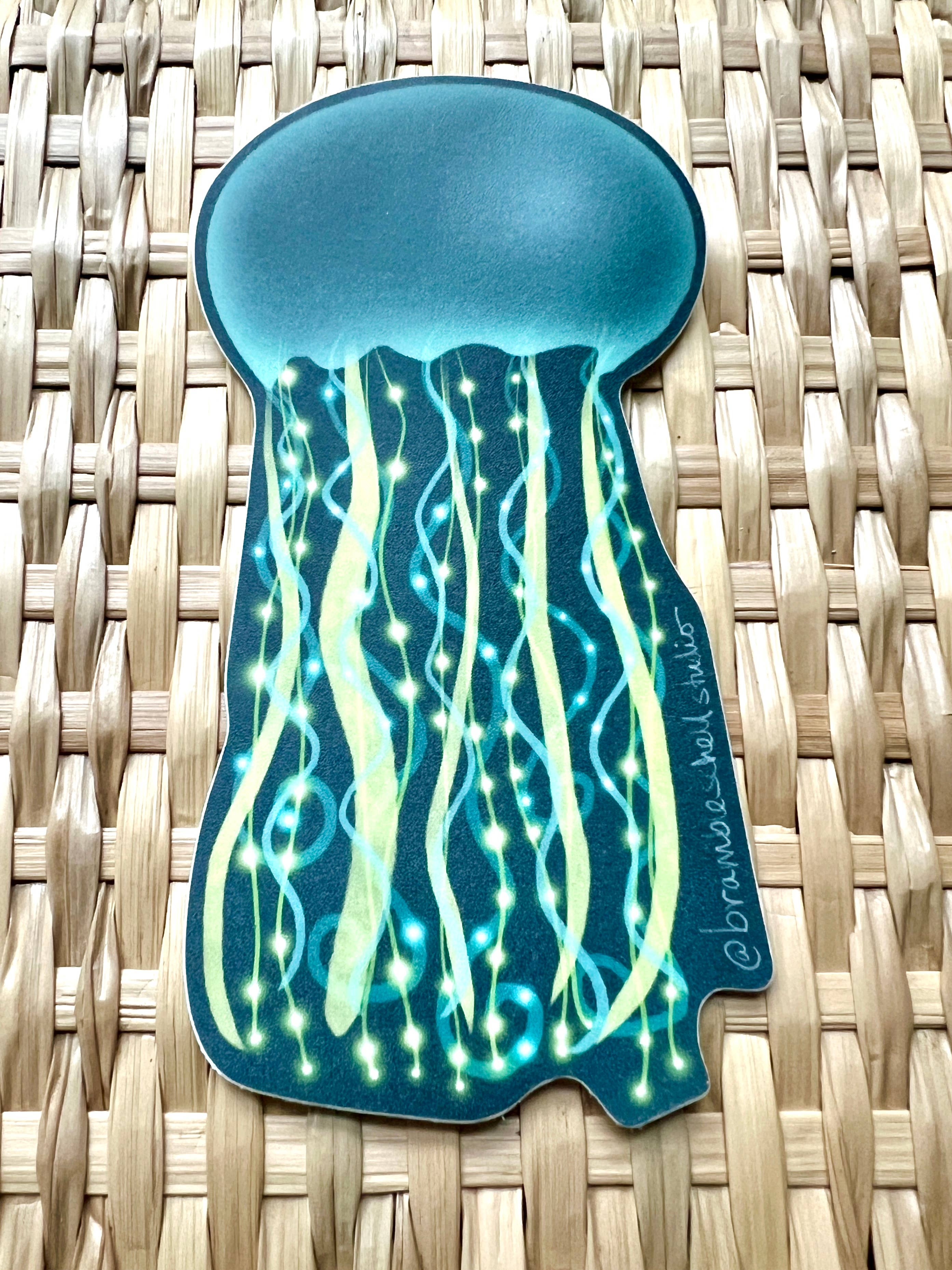 Bramble Schell Studio - Wholesale Sticker - Jellyfish Vinyl Sticker3