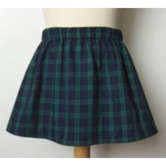 Black Watch Tartan Reversible Skirt for wholesale by Yoyo Children's Wear