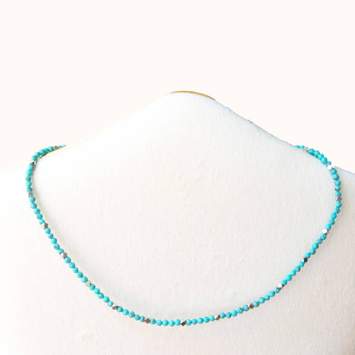 Turquoise Choker Silver for wholesale by Blue Buddha Jewelry