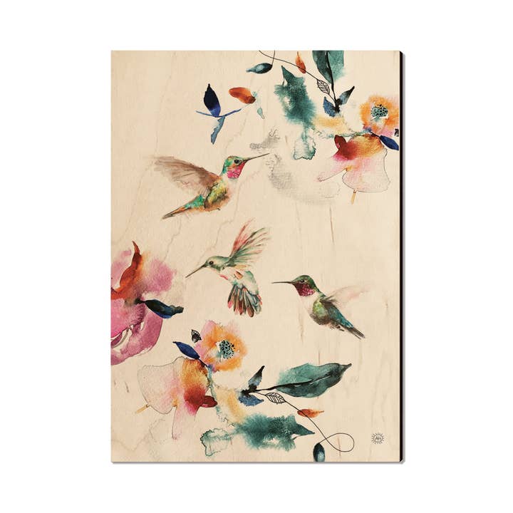 Three Pollinators Wood Postcards & Magnets for wholesale by DaydreamHQ