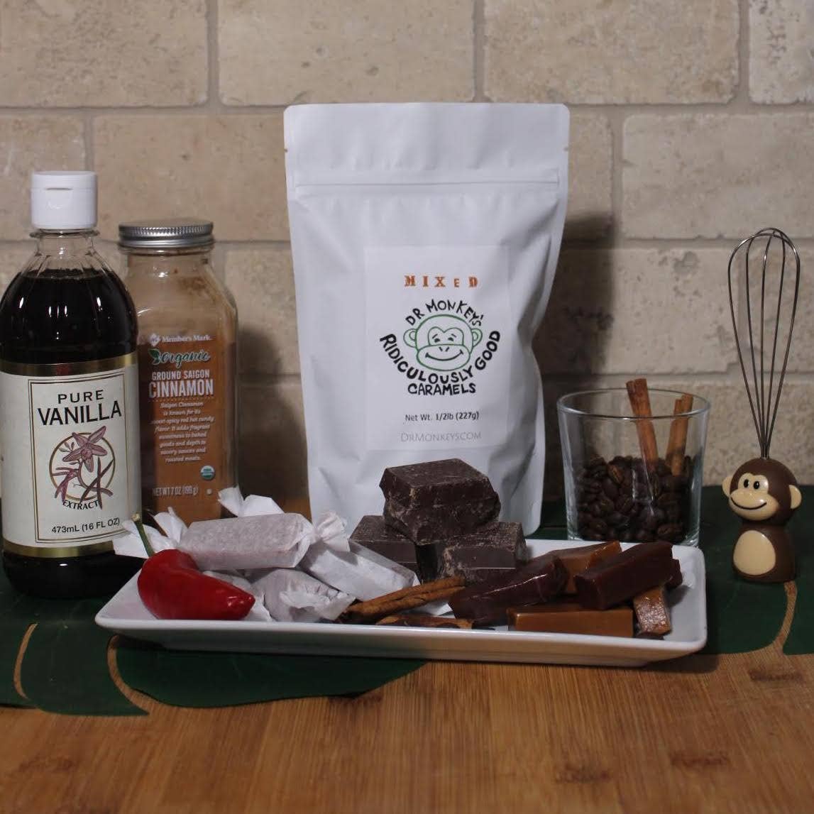 Dr. Monkey's Ridiculously Good Caramels - Wholesale Caramel - Monkey Mix3