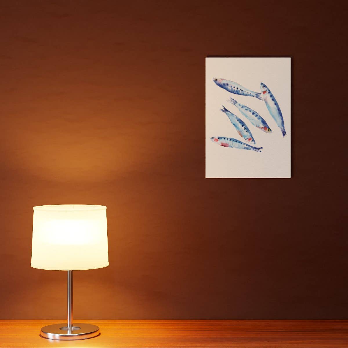 Rosie Webb illustrations - Wholesale Art Print - Sardines Giclée Print4
