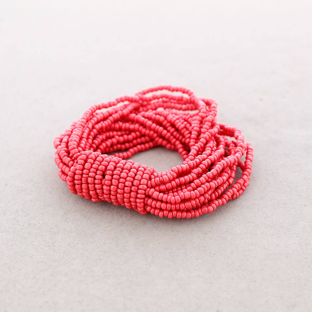 Sonata - Wholesale Beaded Bracelet - Multirow Elastic Bracelet - Beads1