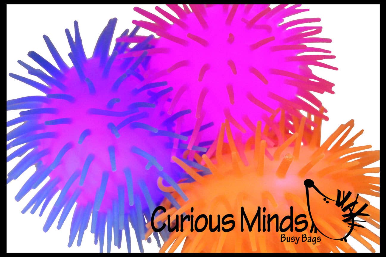 Curious Minds Toys – wholesale Light-up toy – Kids & baby – 1 Light Up 5" Puffer Ball -  Indoor Soft Hairy Air-Filled Se5