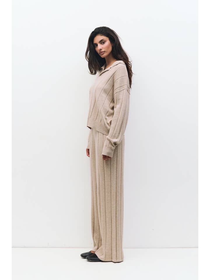 MOD REF - Wholesale Pants - Women's - The Lennon Pants | Wide Rib Lounge Pants2