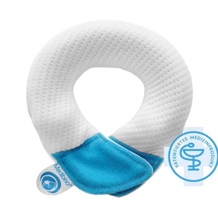 Medibino baby hovedbeskyttelse blå | Materiale: Tencel for engroshandel hos Medibino