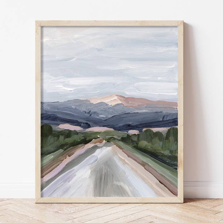 "Mist on the Mountain" Art Print for wholesale by Katie Garrison Art