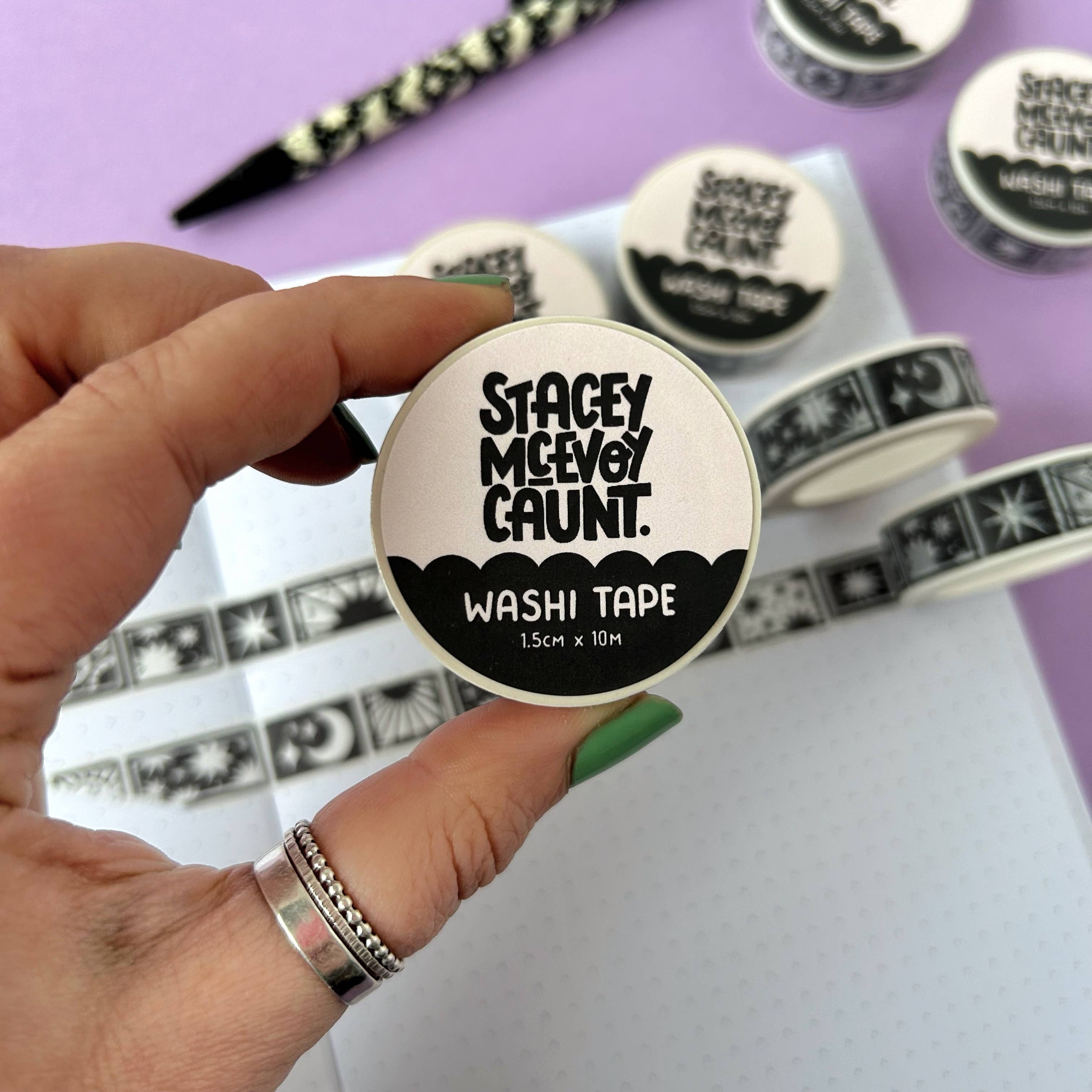 Stacey McEvoy Caunt - Wholesale Washi Tape - Moon and Stars Washi Tape1