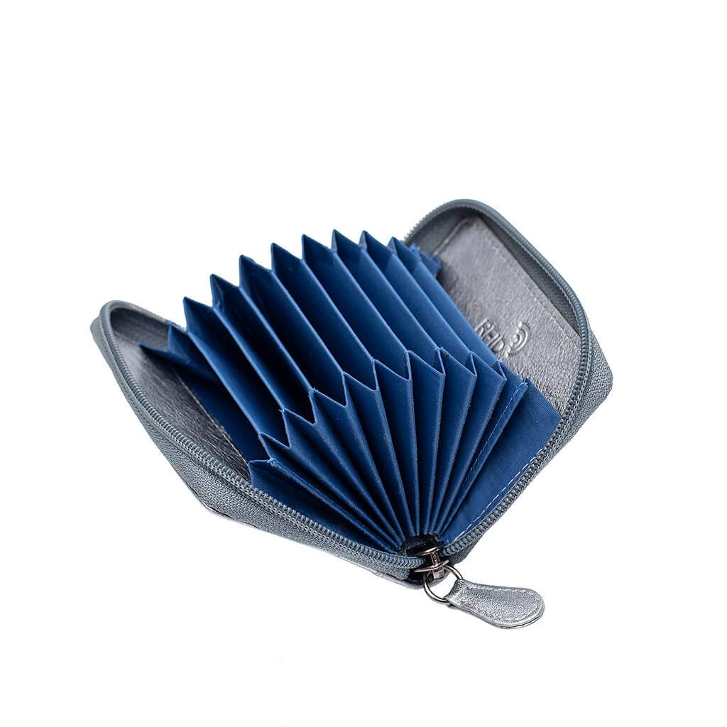 PRIMEHIDE - Wholesale Card Holder - Unisex - Concertina Leather RFID Credit Card Holder - 78056