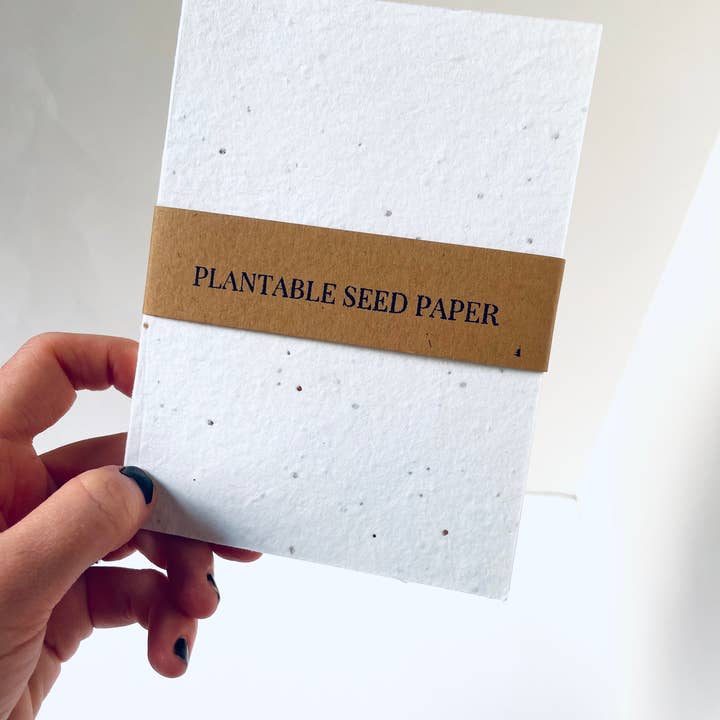 Atelier By Cat - Wholesale Notebook - mini Seed Paper Notebook Eco-Friendly Paper Goods, Plantable