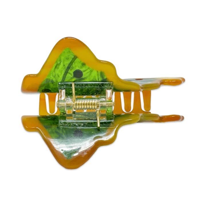 Jenny Lemons - Wholesale Hair Clip - Women's - Midi Christmas Tree Holiday Cookie Hair Claw Clip3