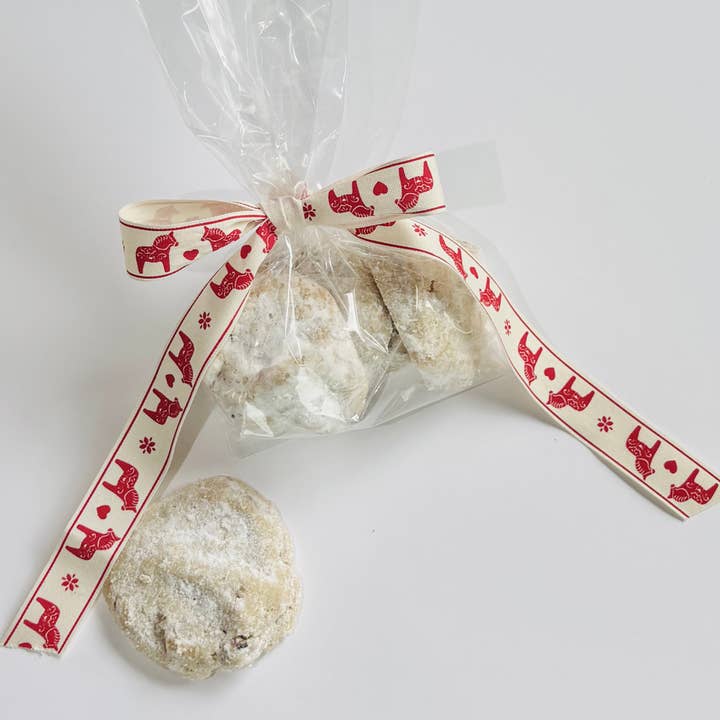 Scandinavian Hearts - Wholesale Ribbon - Gift Wrapping - Swedish Dala Horse Cotton Ribbon Gifts Crafts & Decor 5 yds6