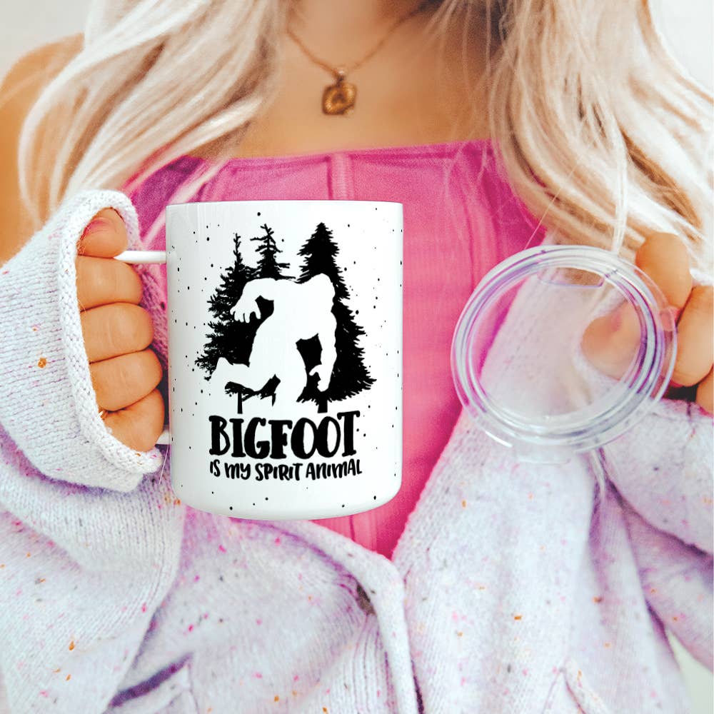 Loftipop - Wholesale Insulated Mug/Tumbler - Bigfoot Sasquatch Travel Mug, Paranormal Introvert Gifts2