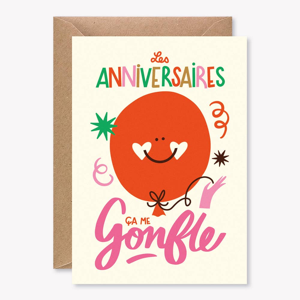 Lulu la nantaise - Wholesale Birthday Card - It's getting on my nerves - Greeting card0