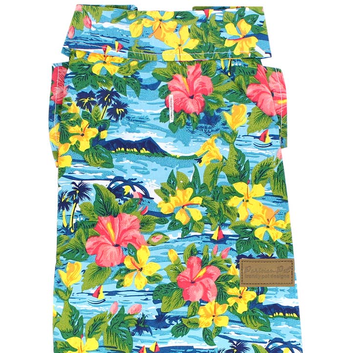 Parisian Pet® - Wholesale Pet Carrier - Cat/Dog - Hawaiian Camp Shirt – Vibrant Summer Dog Apparel