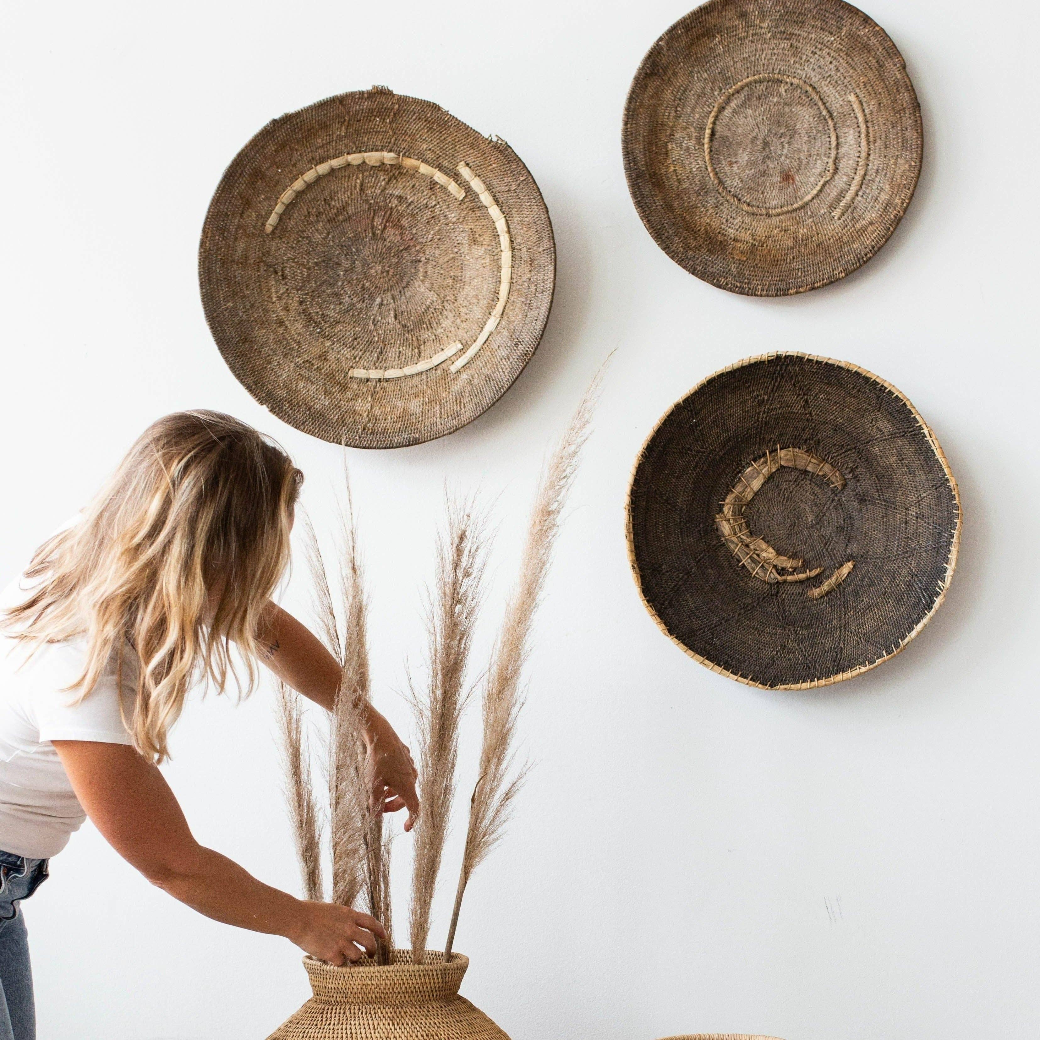 kanju Interiors – wholesale Wall Accent – Old Makenge Basket1