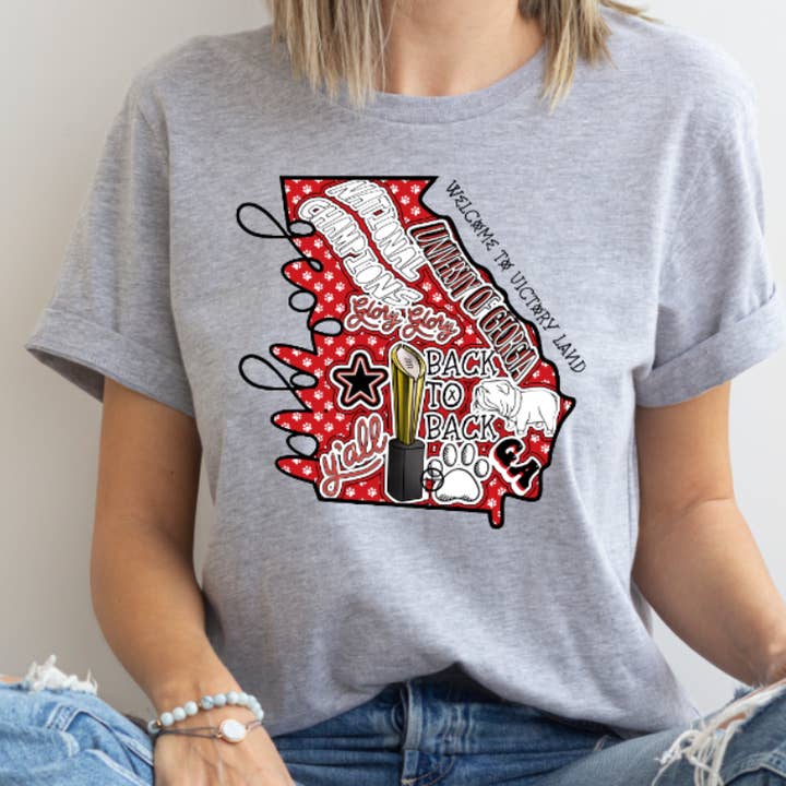 Pink georgia bulldog shirts sales