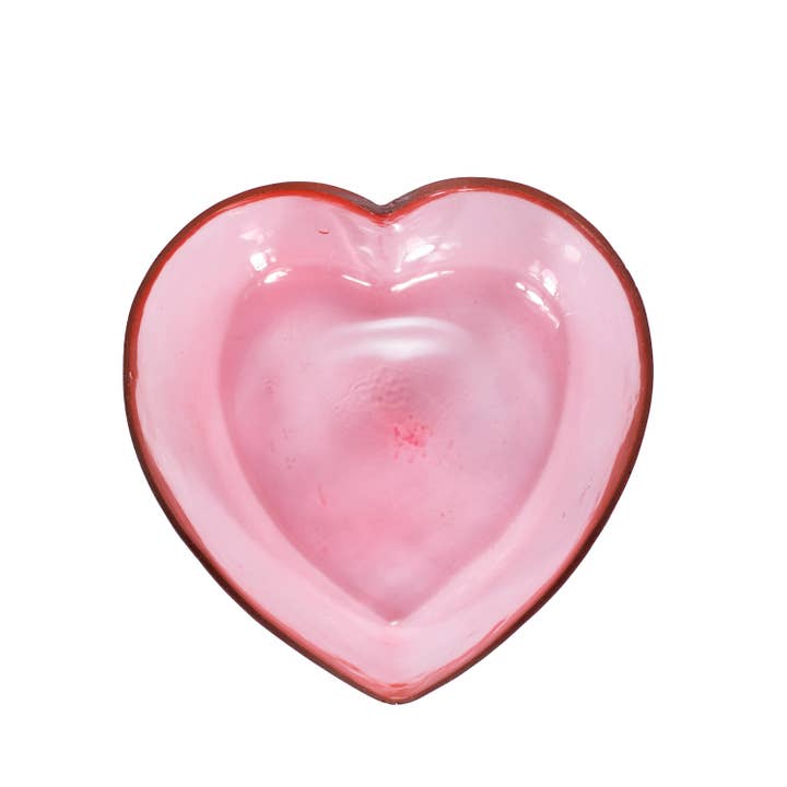 Plato Corazón Amelia Rosa 7x2.25x7 para venta al por mayor de The Royal Standard