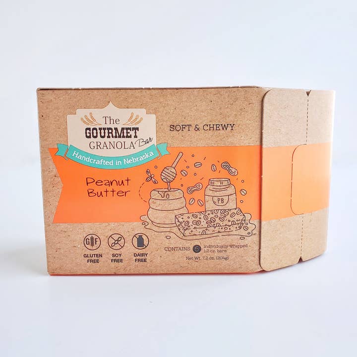 The Gourmet Granola - Wholesale Snack Bar - Peanut Butter Granola Bars