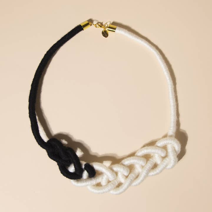 Collar cadena color block para venta al por mayor de Knottinger